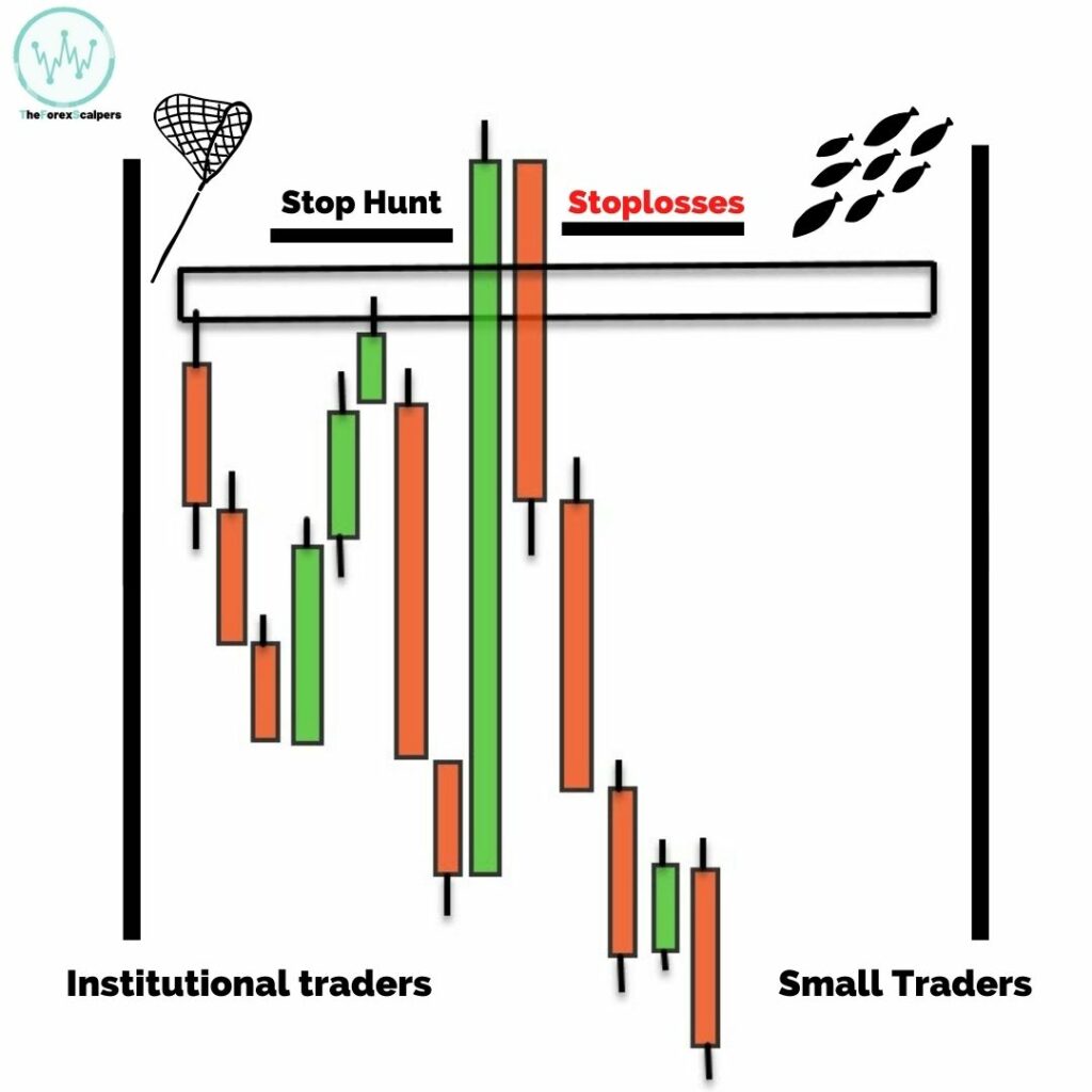 What is a stop hunt in forex?