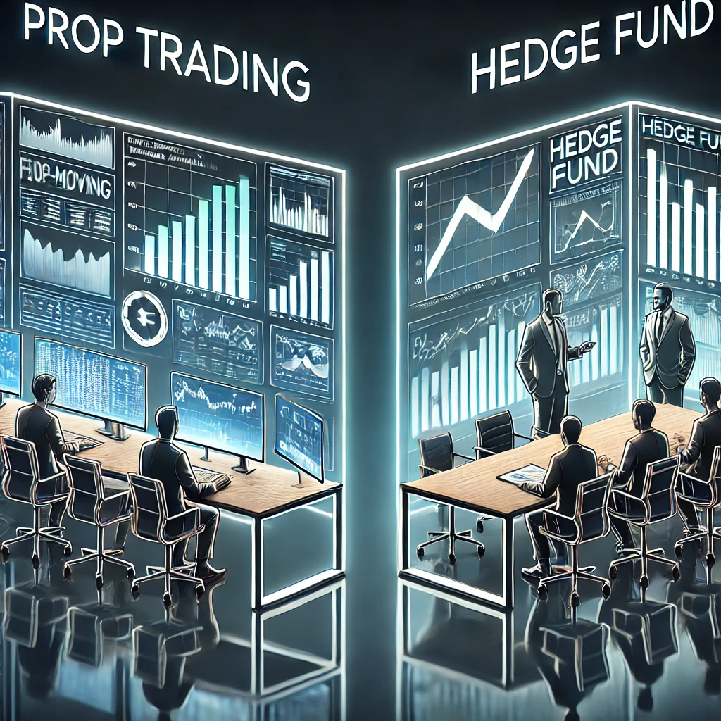 prop trading vs hedge fund